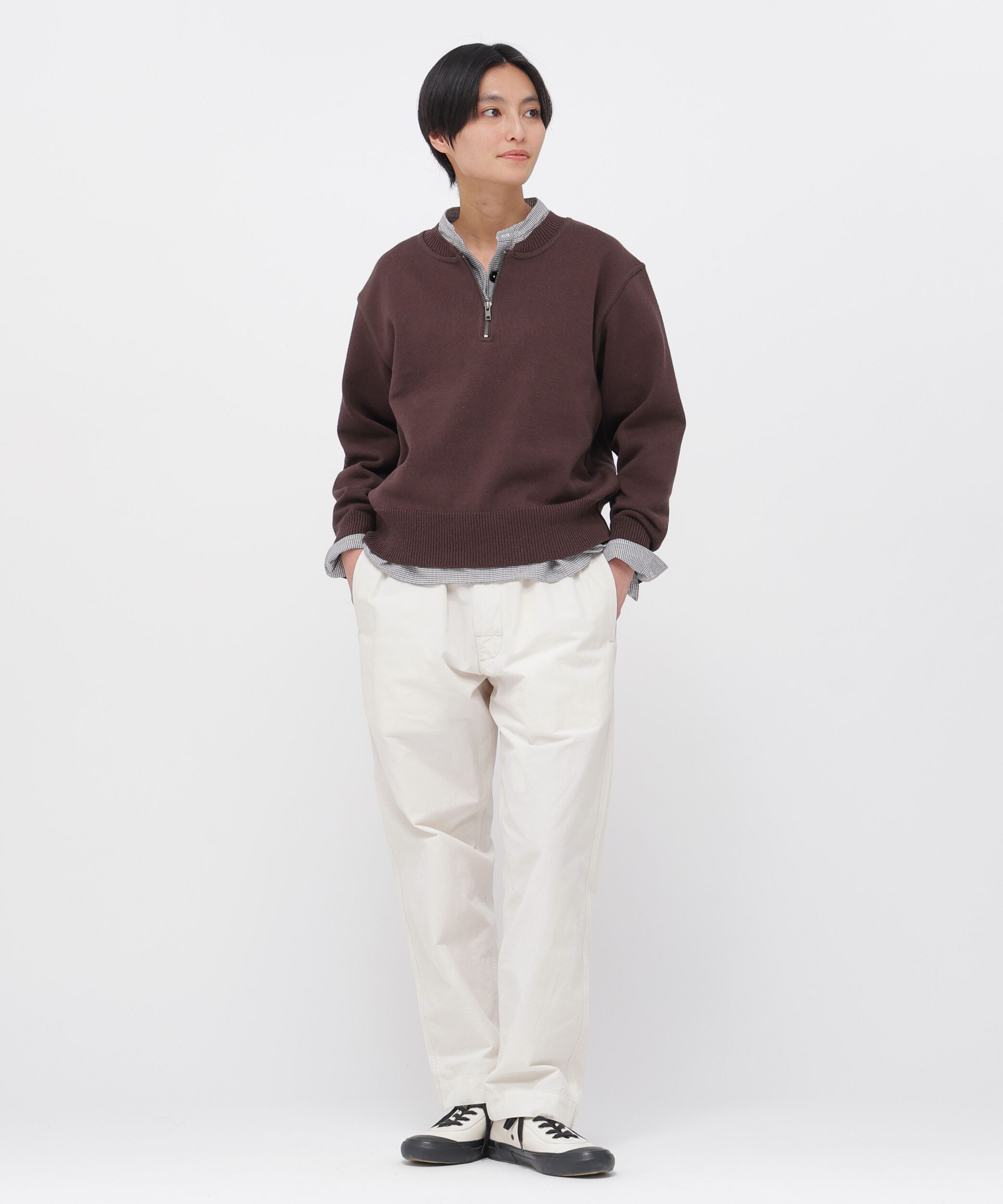 MHL.「DENSE ECO PLATED COTTON KNITWEAR」|ニット・セーター|