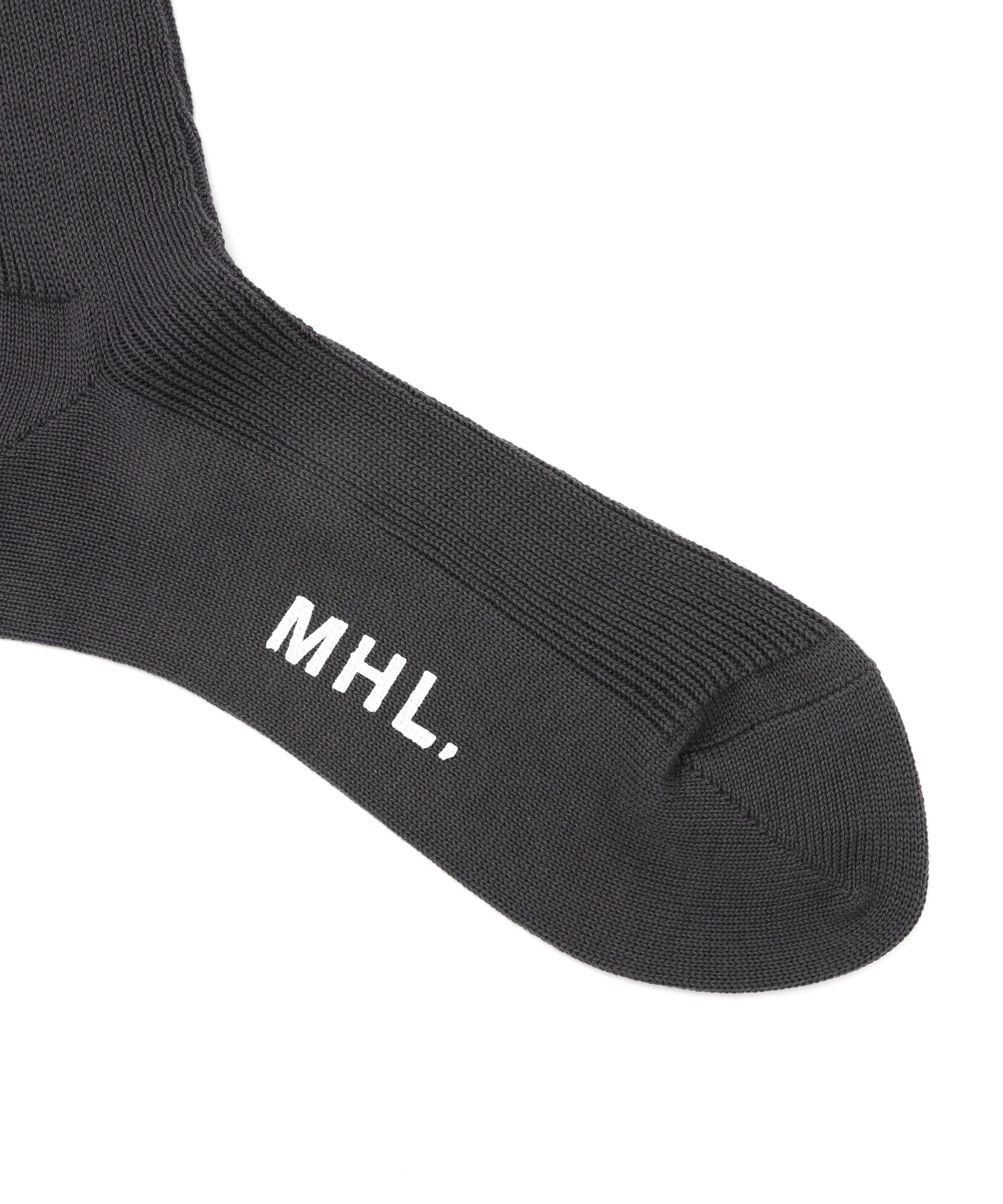 MHL.「FINE COTTON RIB SOCKS」|ソックス|