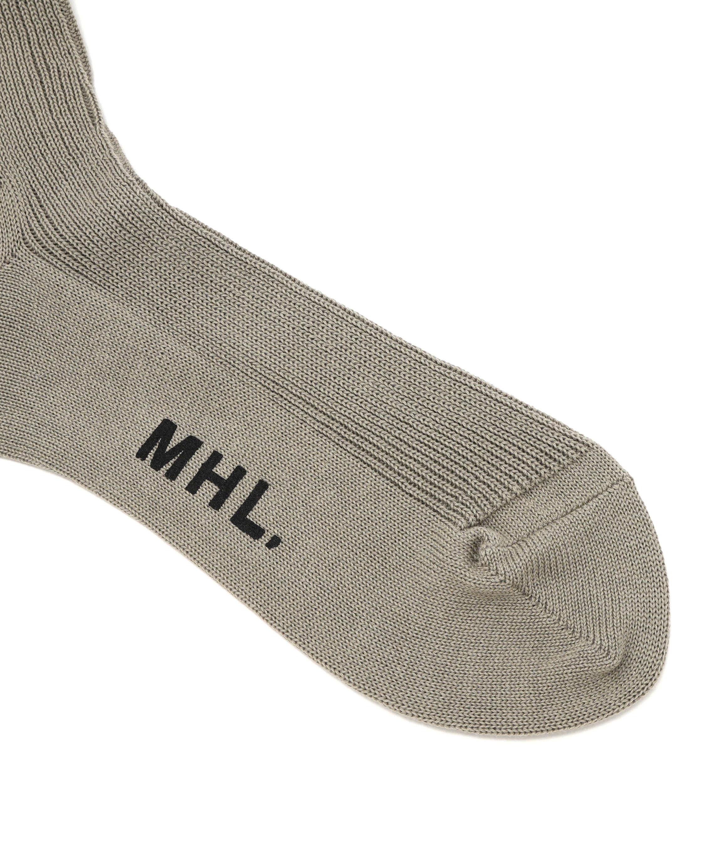 MHL.「FINE COTTON RIB SOCKS」|ソックス|