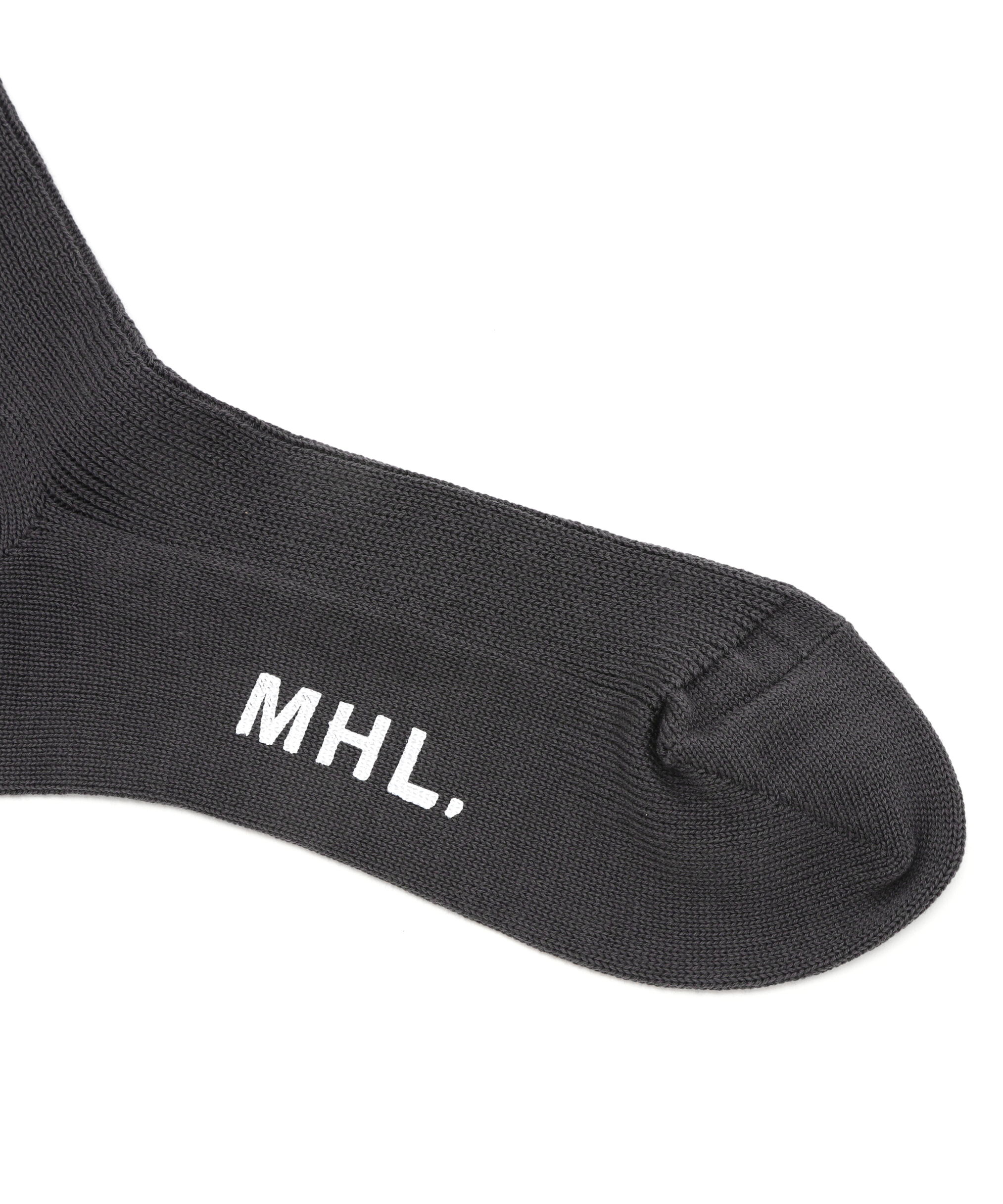 MHL.「FINE COTTON RIB SOCKS」|ソックス|