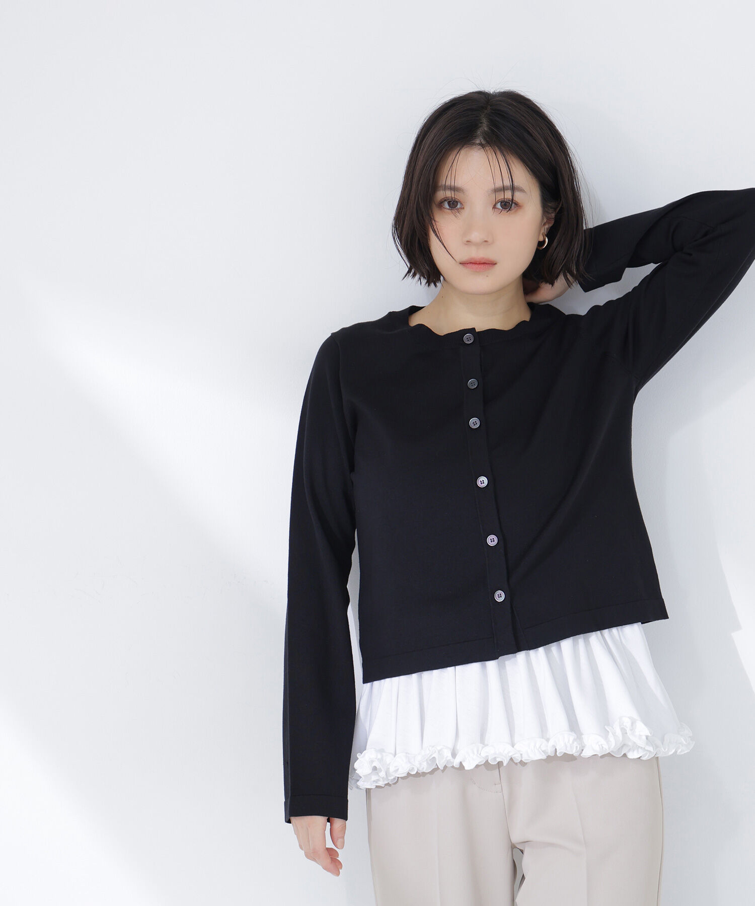  「ベーシックカーディガン」|ニット・セーター|