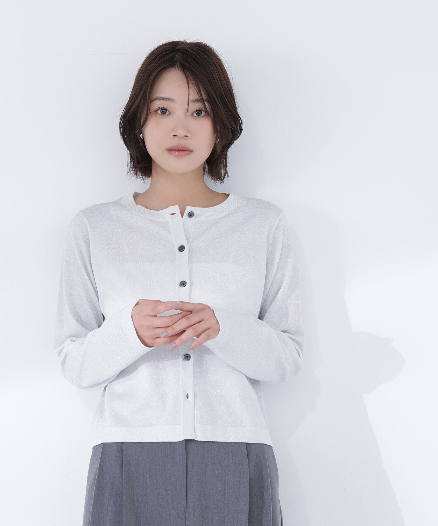  「ベーシックカーディガン」|ニット・セーター|オフベース2