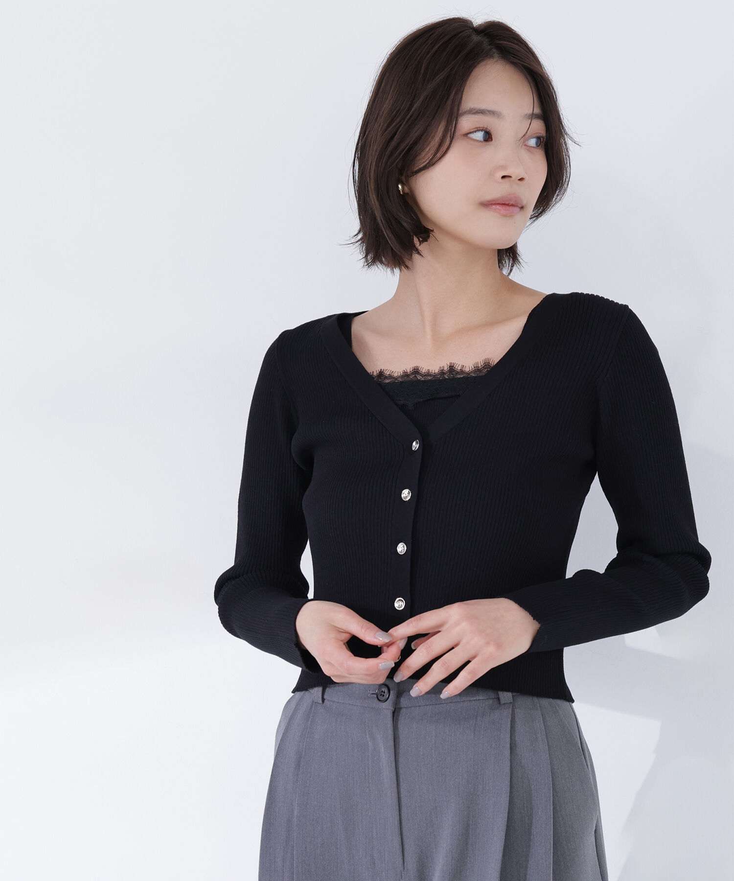  「レースキャミアンサンブル」|ニット・セーター|