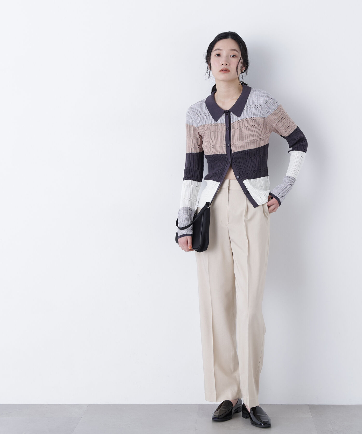  「〈N.〉マルチカラーニットカーディガン」|ニット・セーター|