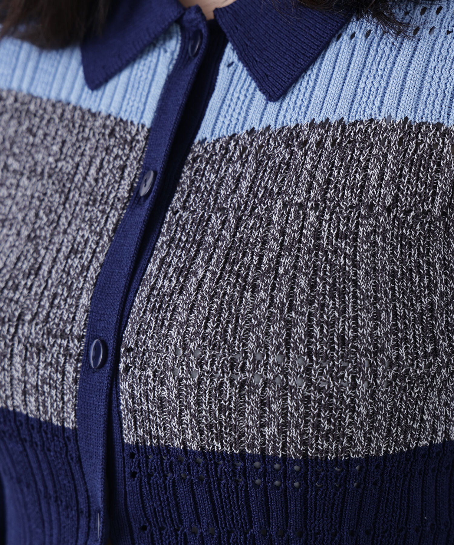  「〈N.〉マルチカラーニットカーディガン」|ニット・セーター|