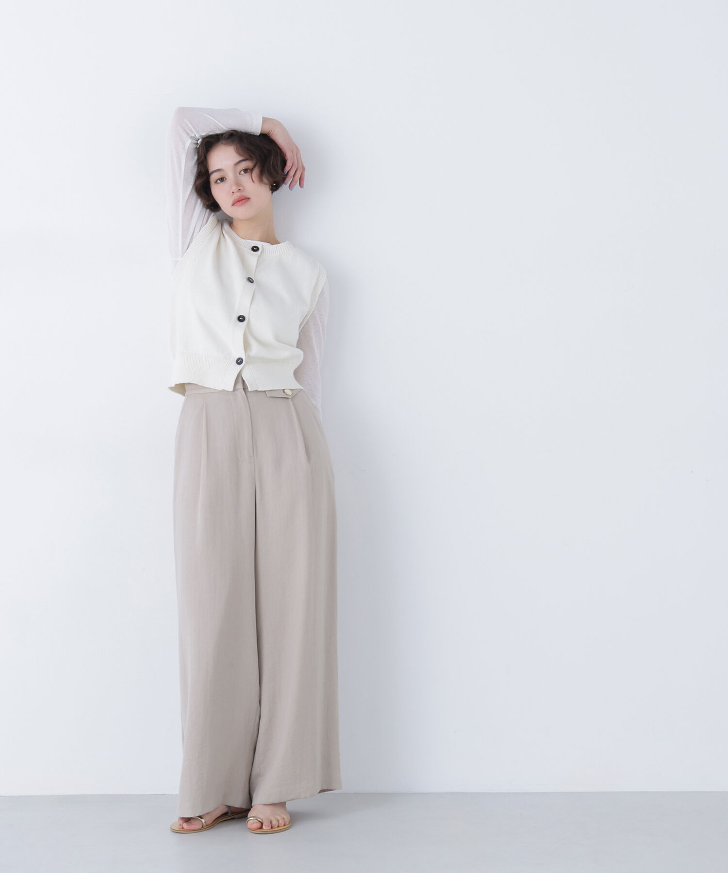  「〈N.〉コンパクトニットベスト」|ニット・セーター|