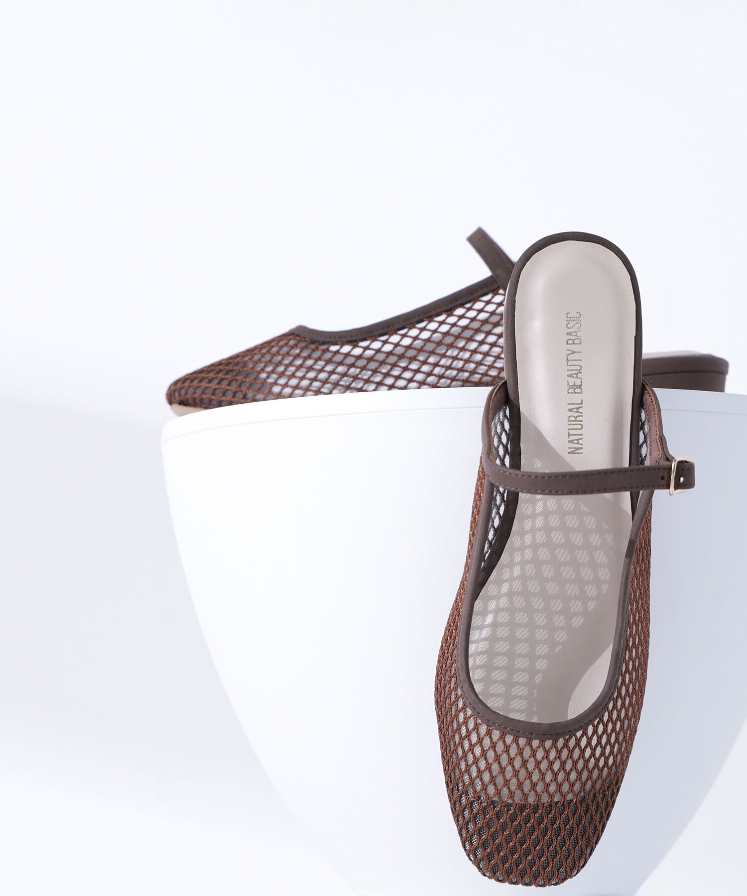  「シアーネットミュール」|その他|ブラウン