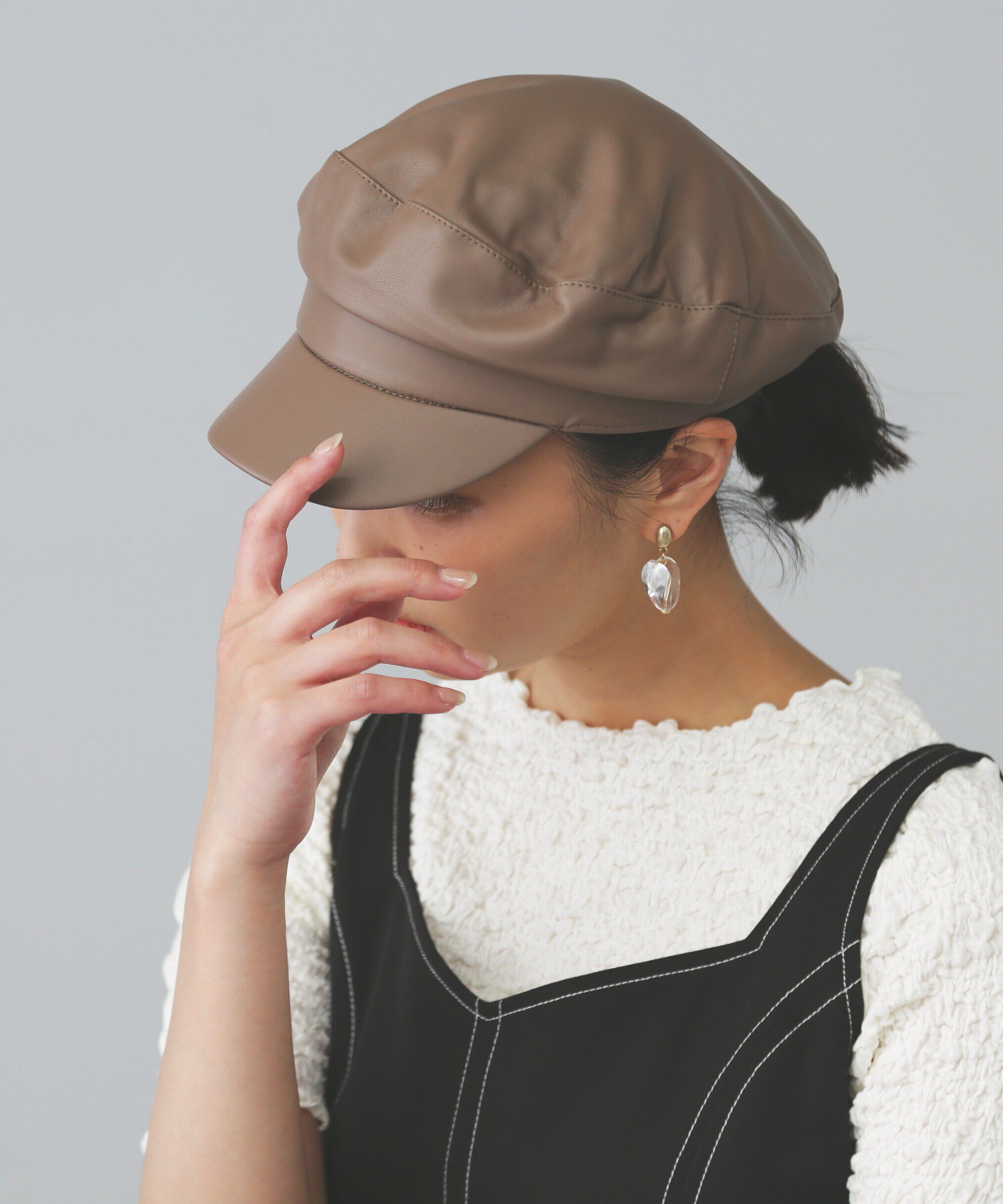  「PUマリンキャス」|ソックス|グレージュ