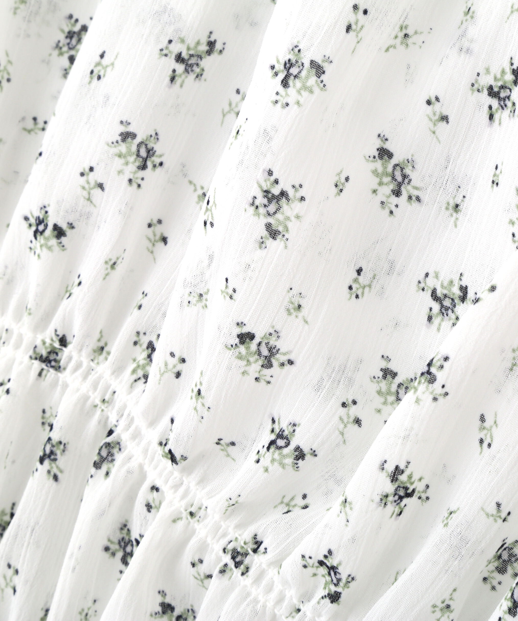  「前後2way肩フリルシャーリングペプラムブラウス」|シャツ・ブラウス|