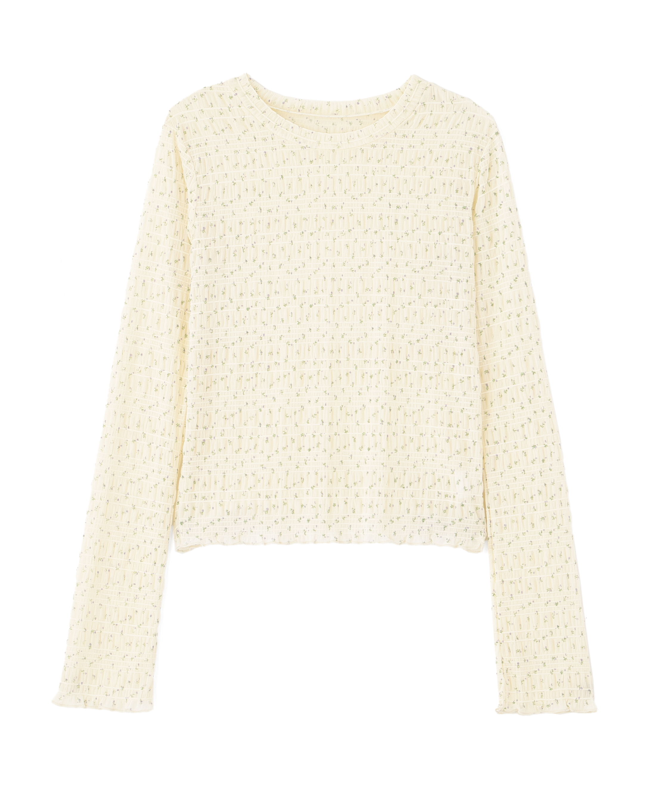  「長袖レースカットソー」|Tシャツ・カットソー|