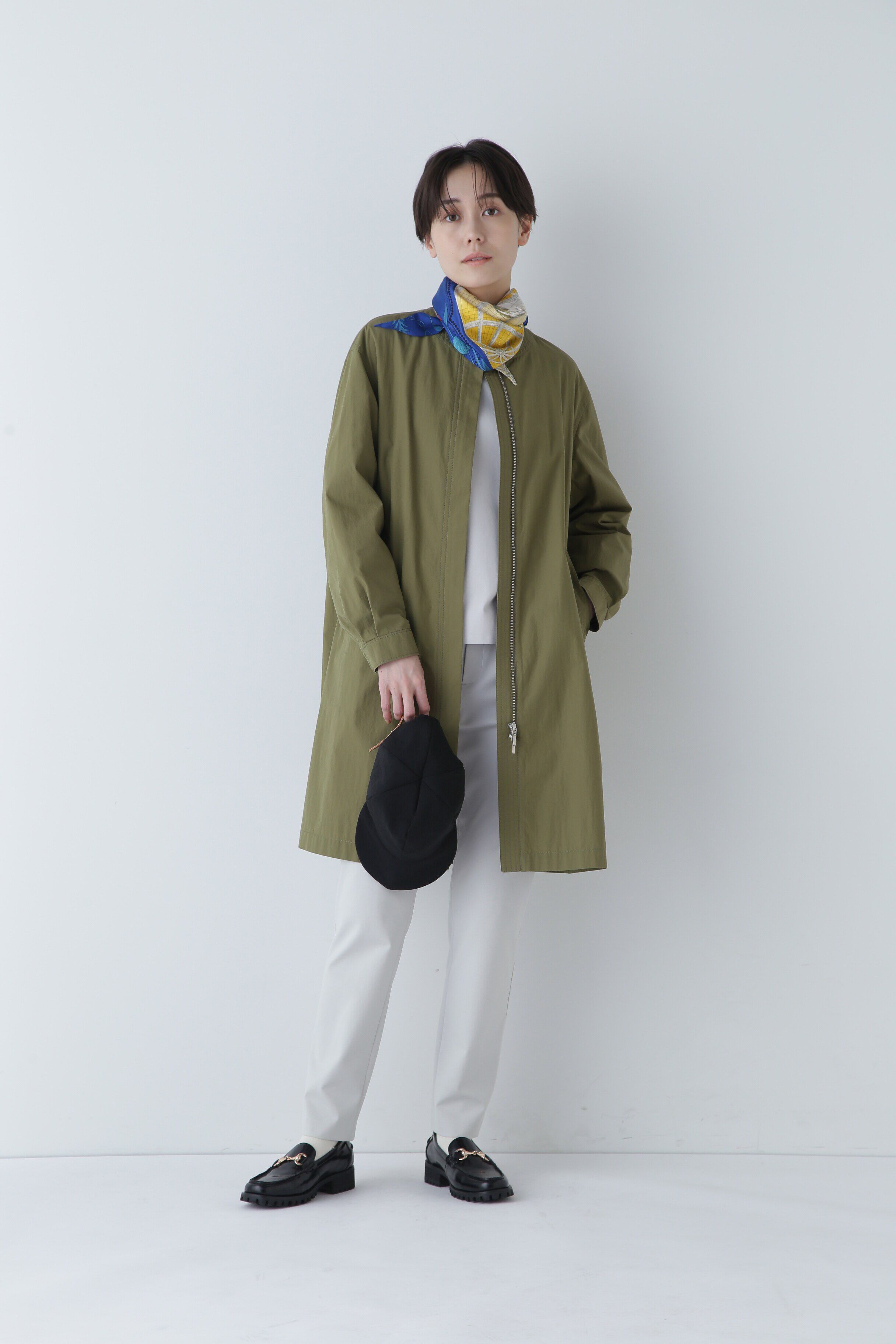  「ストレッチポンチテーパードパンツ」|その他|