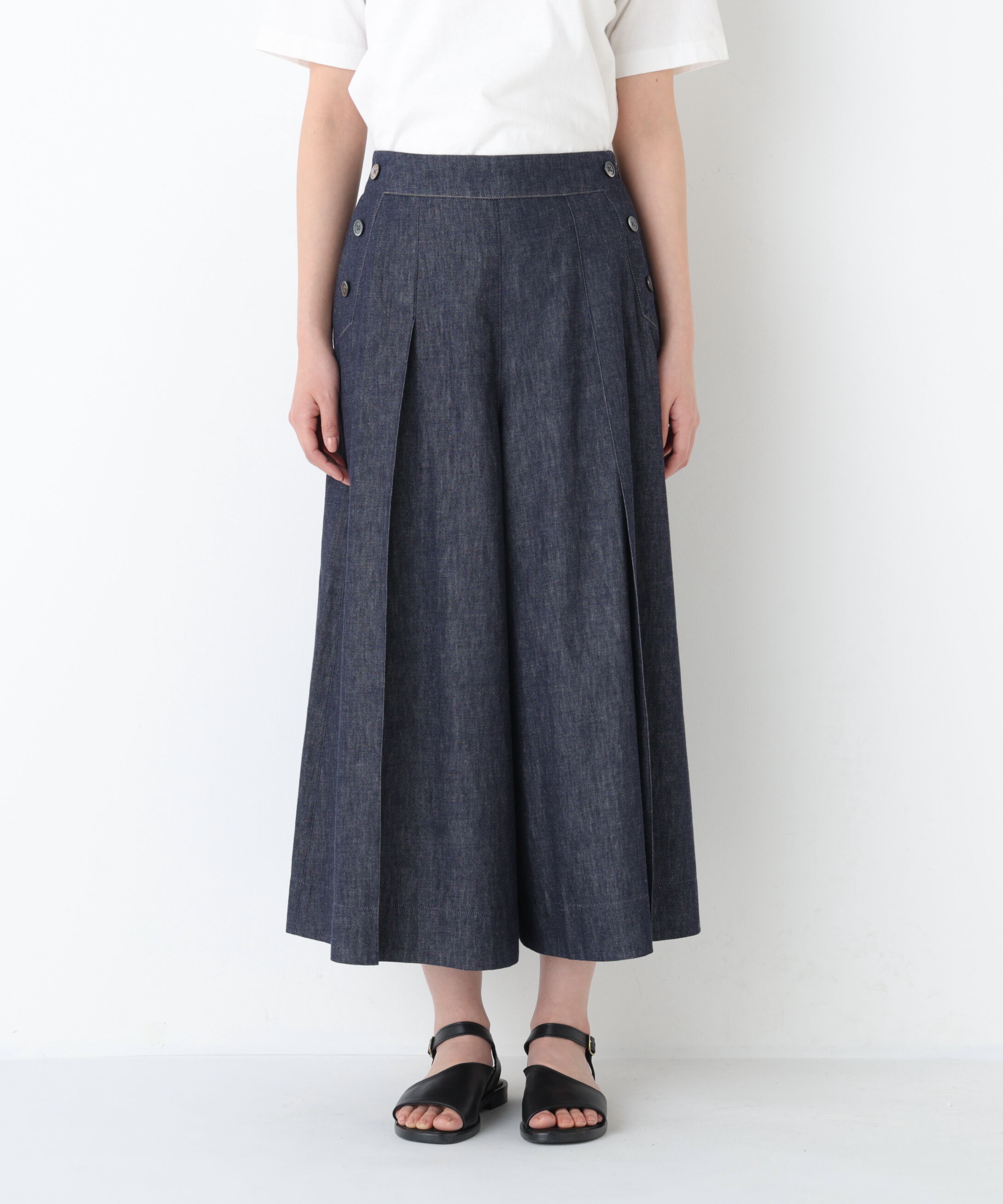  「◆ライトオンスデニムタックスカーチョ」|スカート|