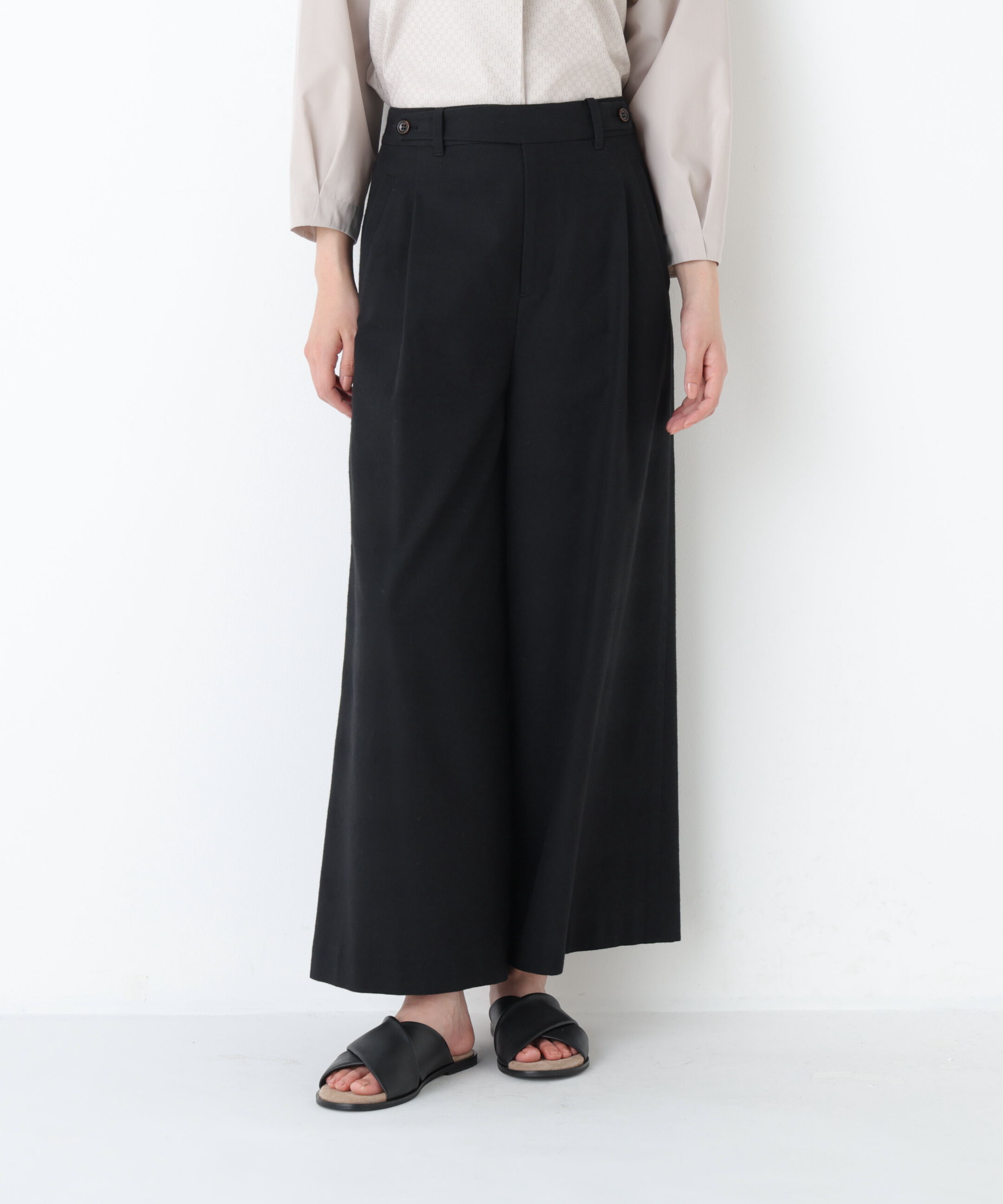  「◆ドライタッチリネン混ガウチョパンツ」|その他|