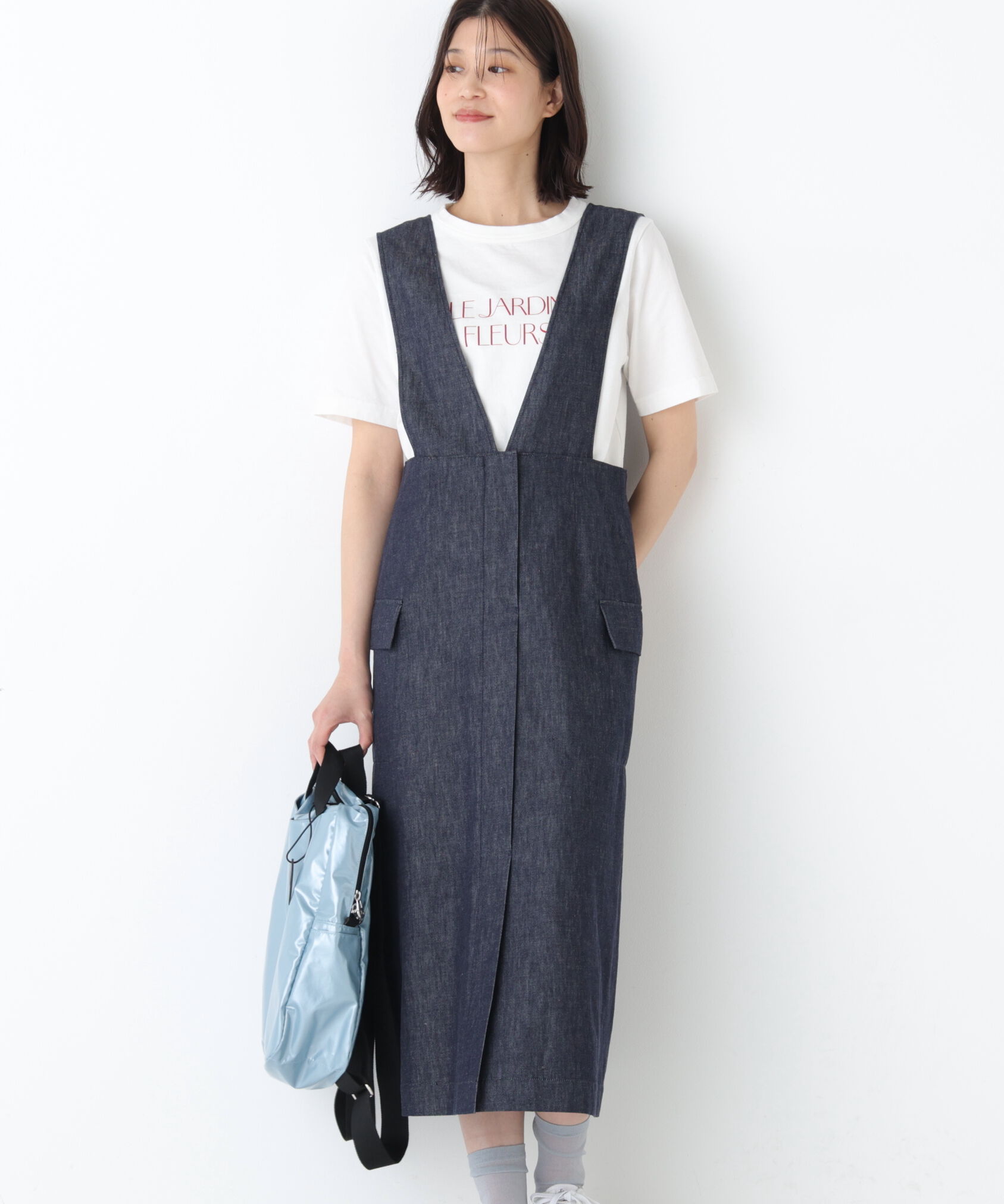  「◆ライトオンスデニムジャンスカ」|ワンピース|