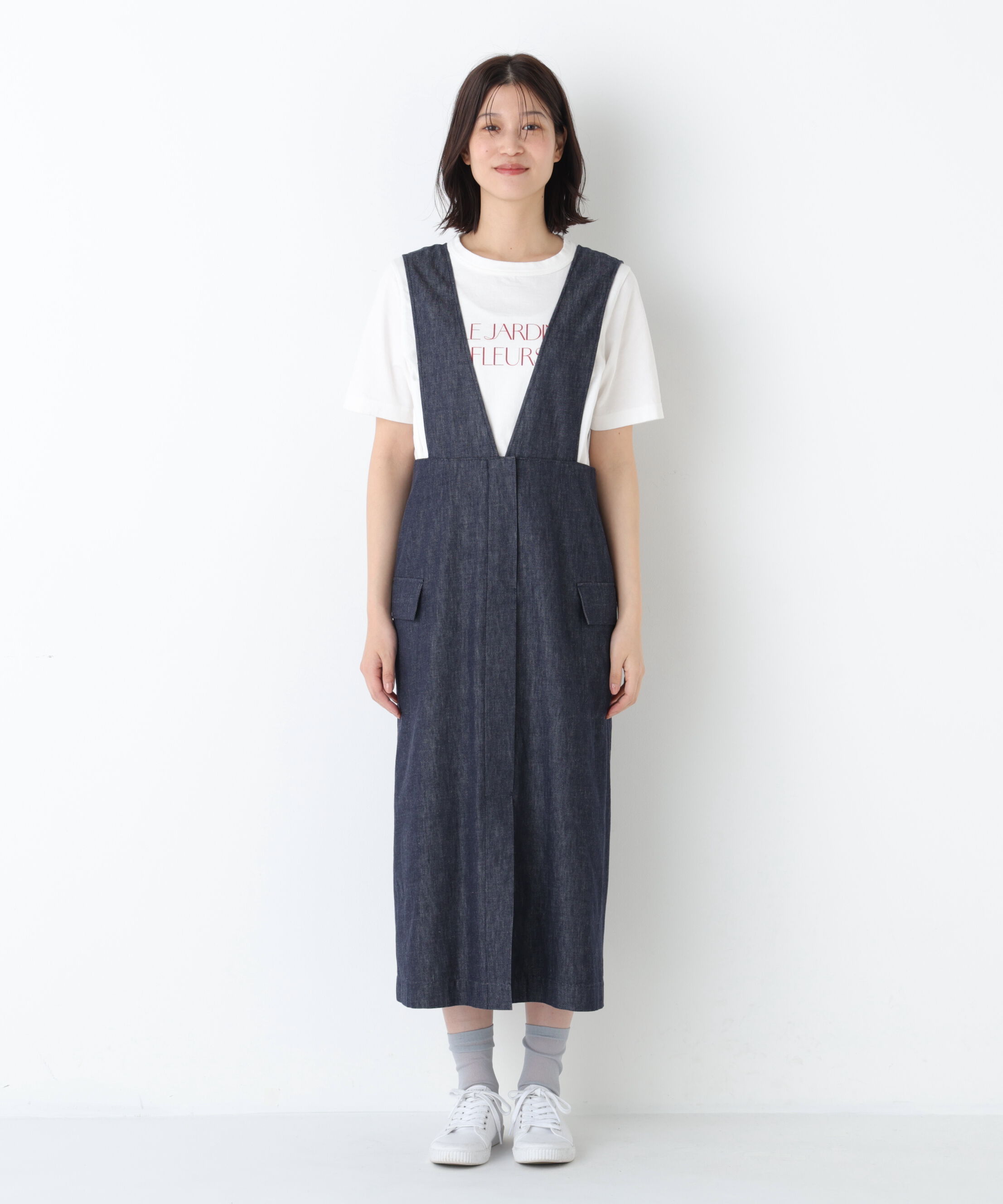  「◆ライトオンスデニムジャンスカ」|ワンピース|