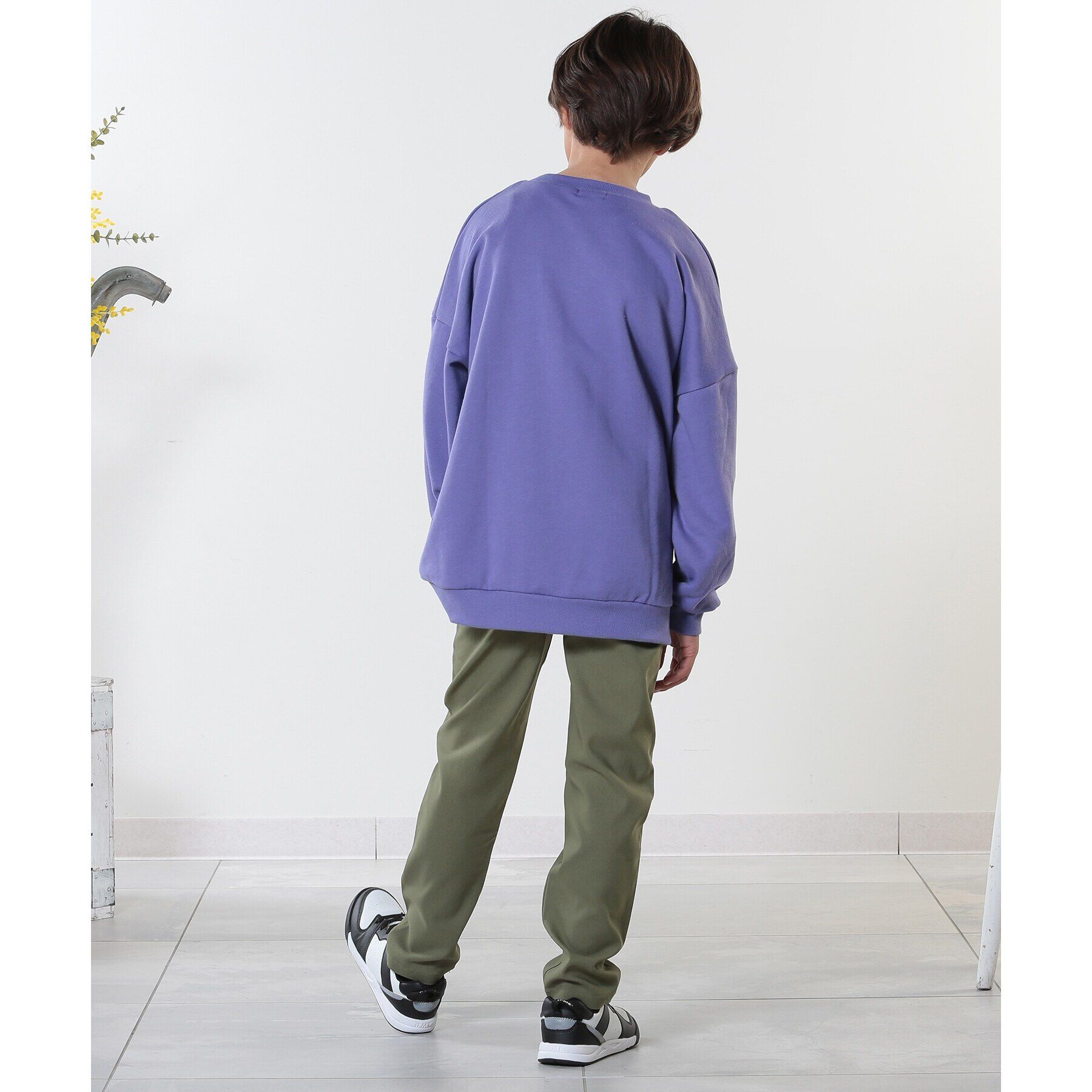 SHOO･LA･RUE「【100-150cm/洗える/男女兼用】ストレッチ カラースキニーパンツ」|その他|