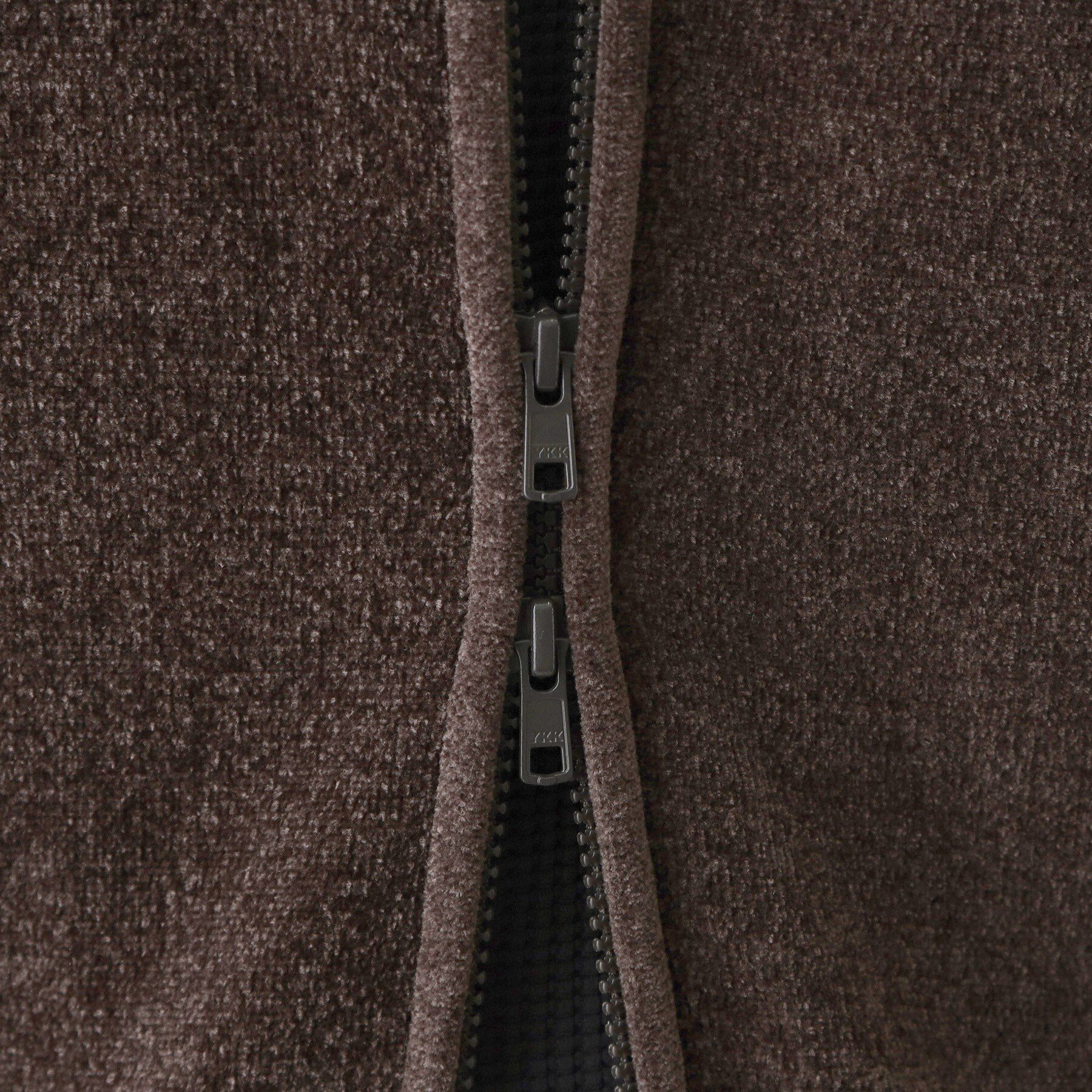 Dessin「【洗える】モールジップカーディガン」|ブルゾン・スタジャン|