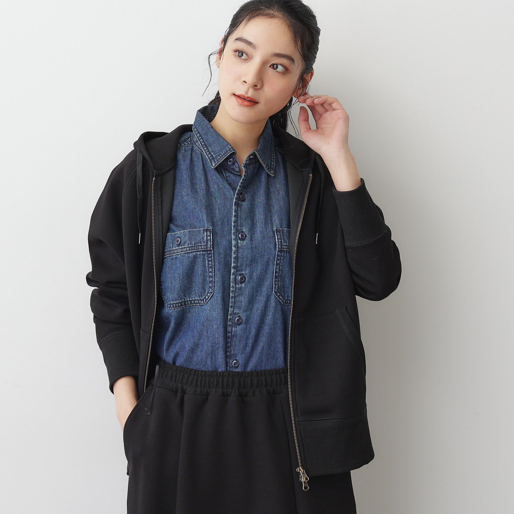 Dessin「コットンボンディングパーカー」|パーカー|