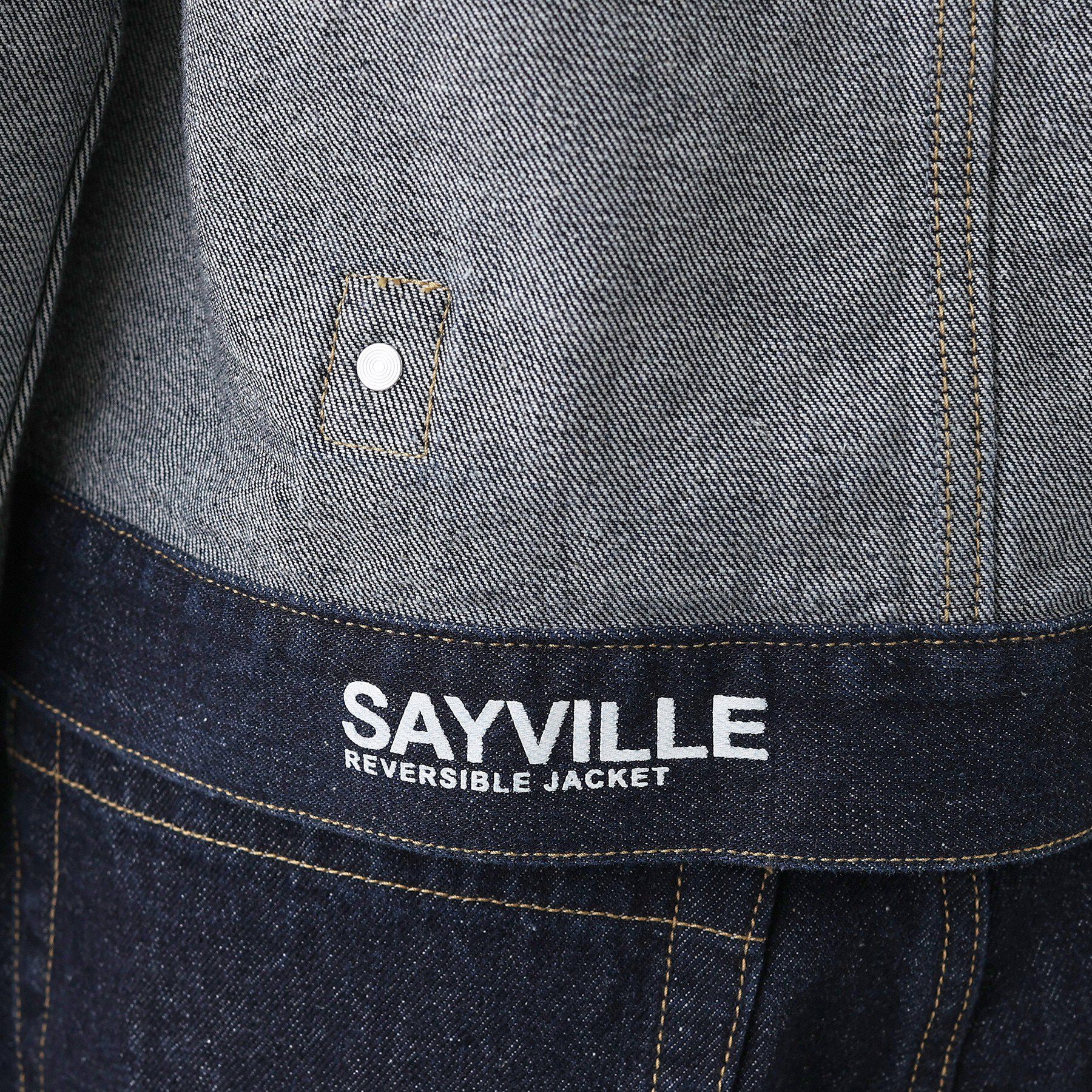 Dessin「【ユニセックス/2WAY】リバーシブルデニムジャケット」|デニムジャケット|