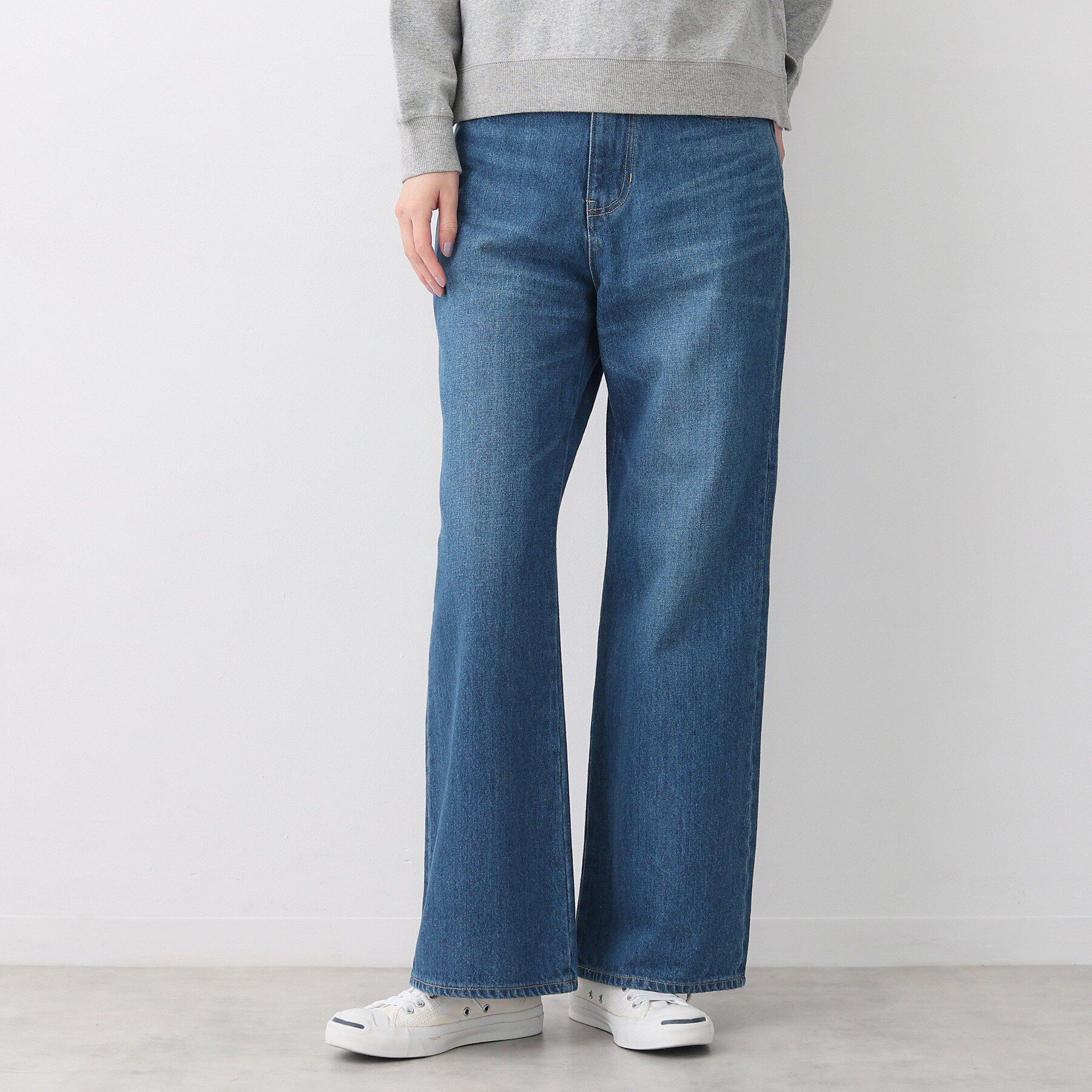 Dessin「【洗える】リラックスフレアシルエット12OZデニム」|その他|