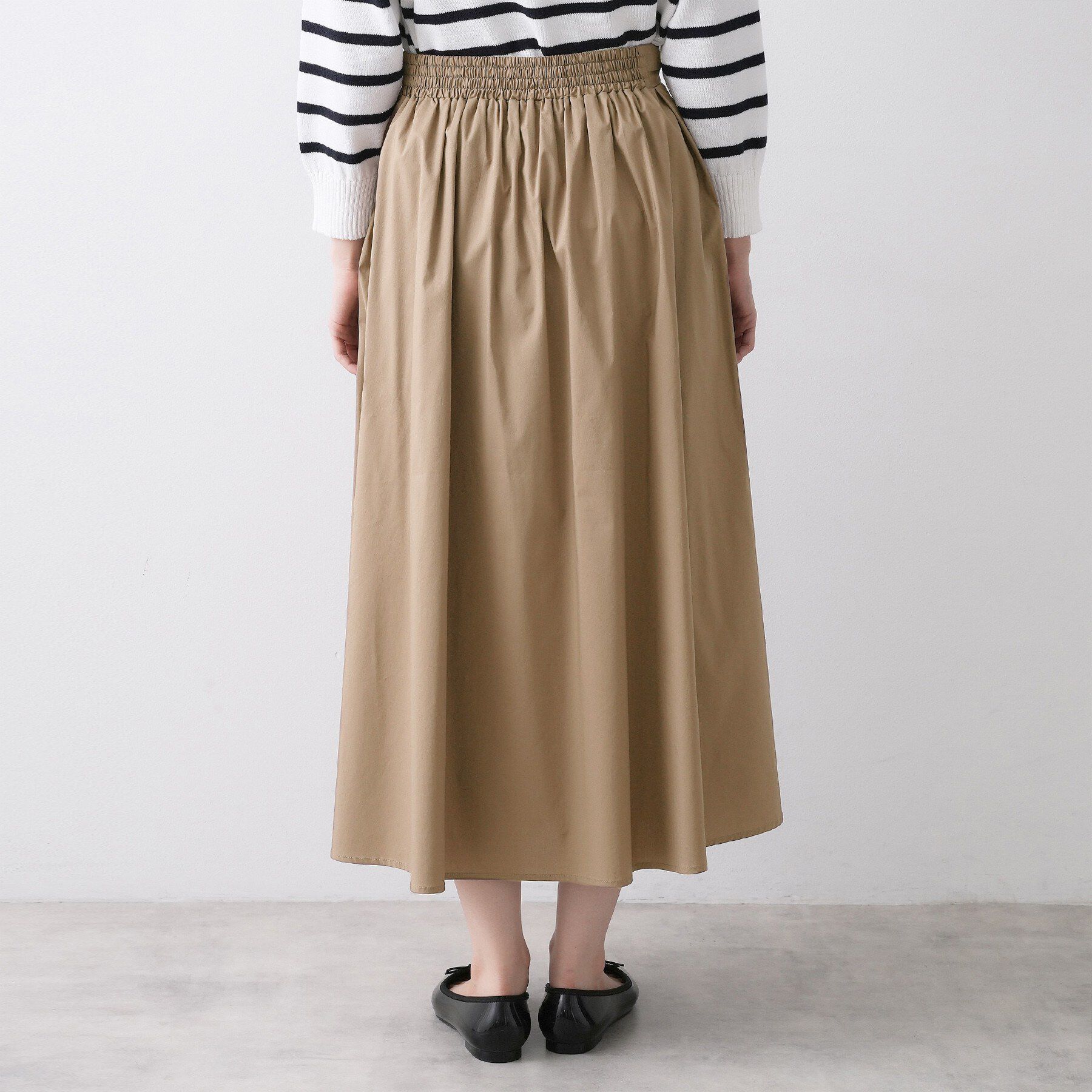 Dessin「【洗える】タックギャザーフレアスカート」|スカート|