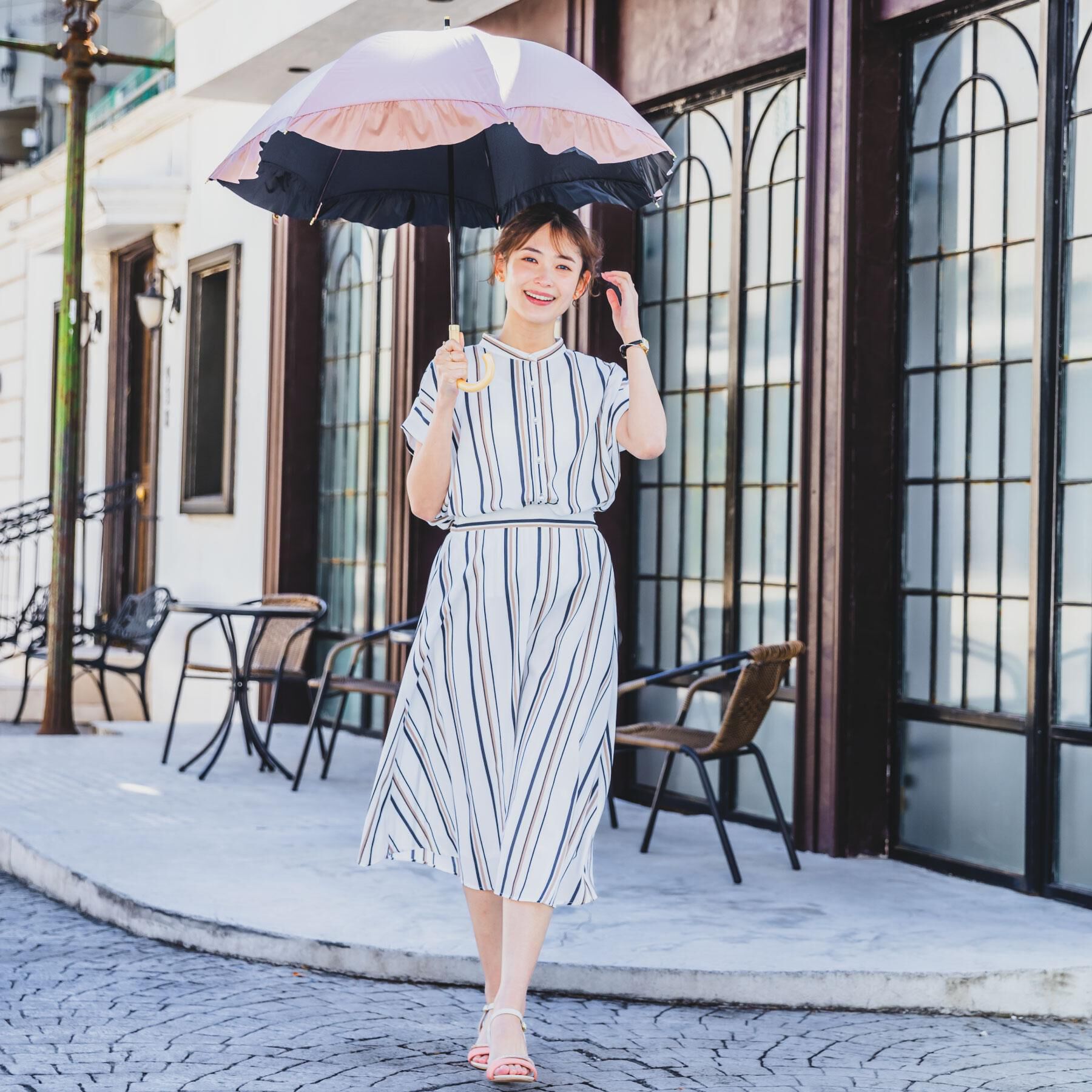 ITS&rsquo;DEMO「【UVケア／吸水速乾／洗濯機OK／冷感】麻調合繊タックブラウス＜ラク服シリーズ＞」|シャツ・ブラウス|