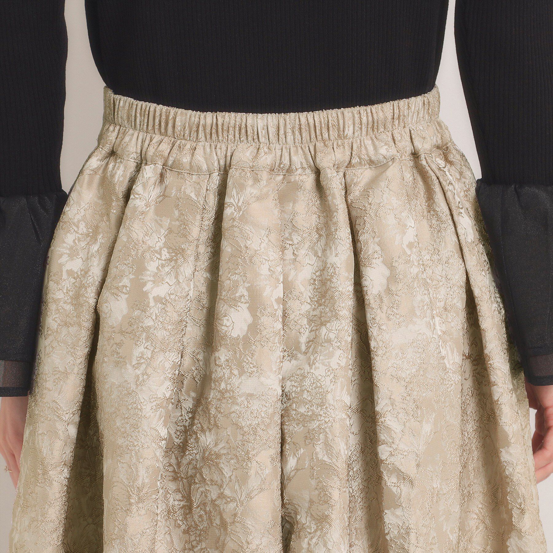 ITS&rsquo;DEMO「【入卒／手洗い可】ジャカードタックスカート」|スカート|