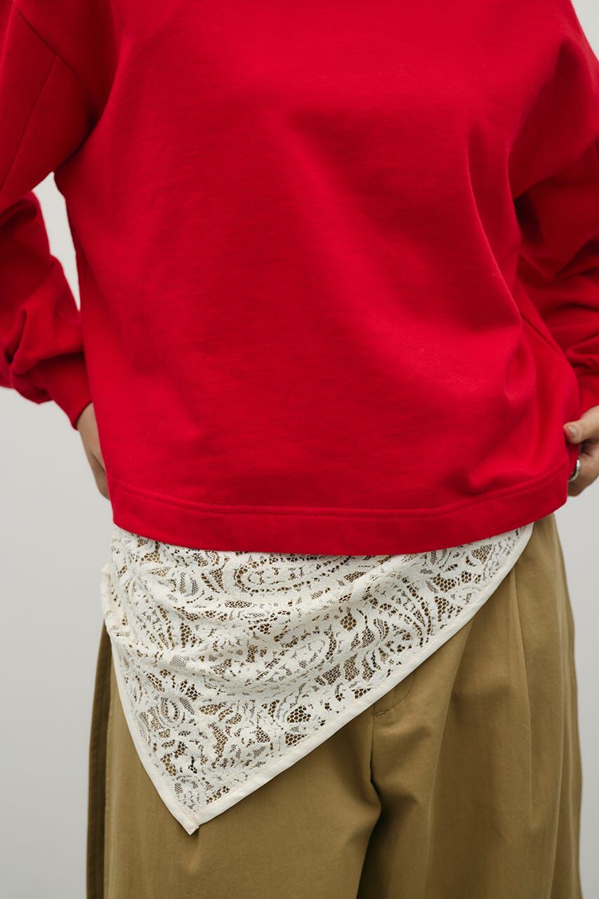 STYLEMIXER「タックスリーブスウェットトップ」|パーカー|