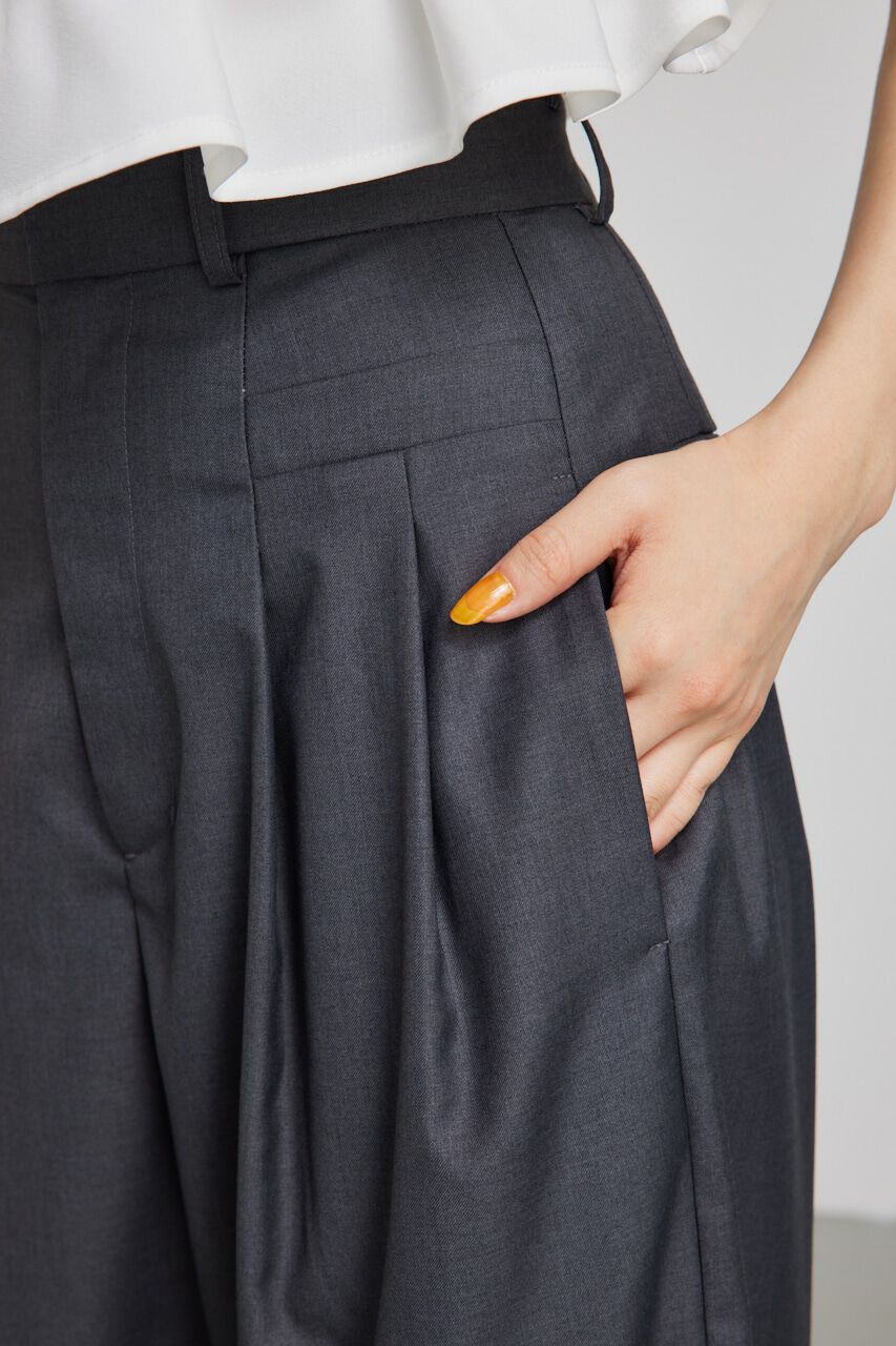 rienda「ポケットデザインタックワイドパンツ」|その他|