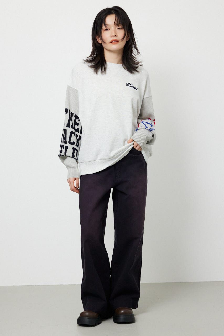 RODEO CROWNS「スリーブニットスウェットトップス」|Tシャツ・カットソー|