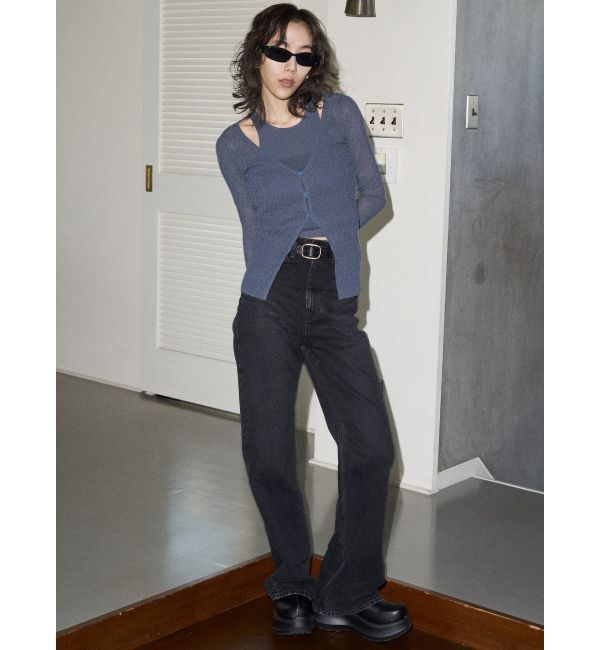 EMODA「【VEQUM】BECK FULL FLARE JEANS」|デニム|