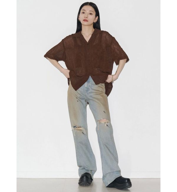 EMODA「【VEQUM】BECK FULL FLARE JEANS」|デニム|