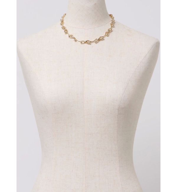 EMODA「ボールウェーブチェーンネックレス」|ネックレス|