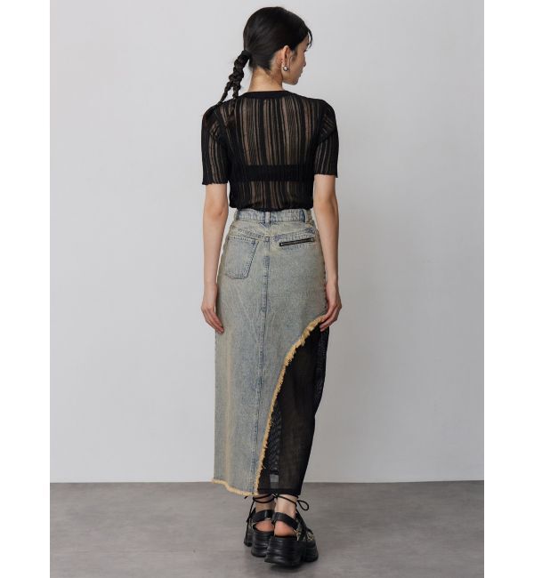 MURUA「シアーストライプニット」|ニット・セーター|