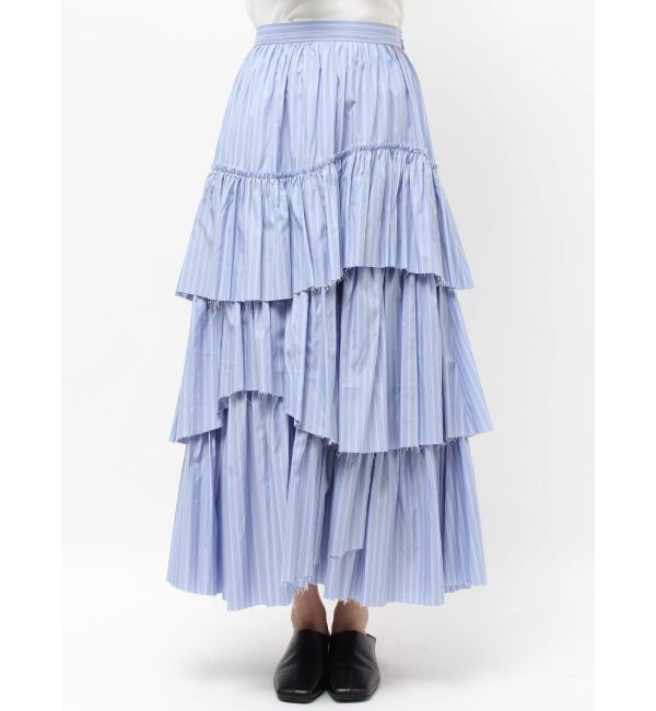 Ungrid「カットオフデザインラッフルスカート」|スカート|