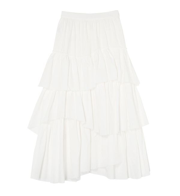 Ungrid「カットオフデザインラッフルスカート」|スカート|