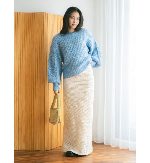 Ungrid「オフショルラメルーズニット」|ニット・セーター|
