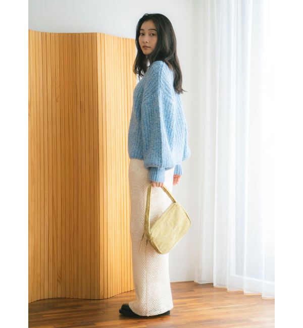 Ungrid「オフショルラメルーズニット」|ニット・セーター|