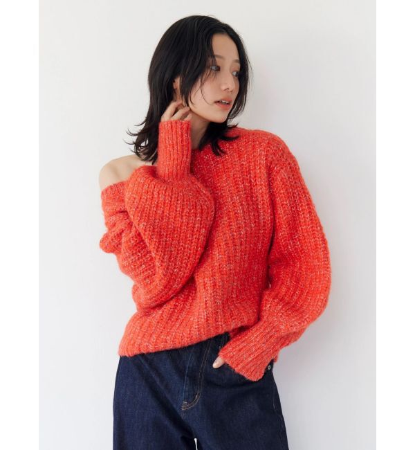 Ungrid「オフショルラメルーズニット」|ニット・セーター|
