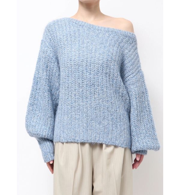 Ungrid「オフショルラメルーズニット」|ニット・セーター|