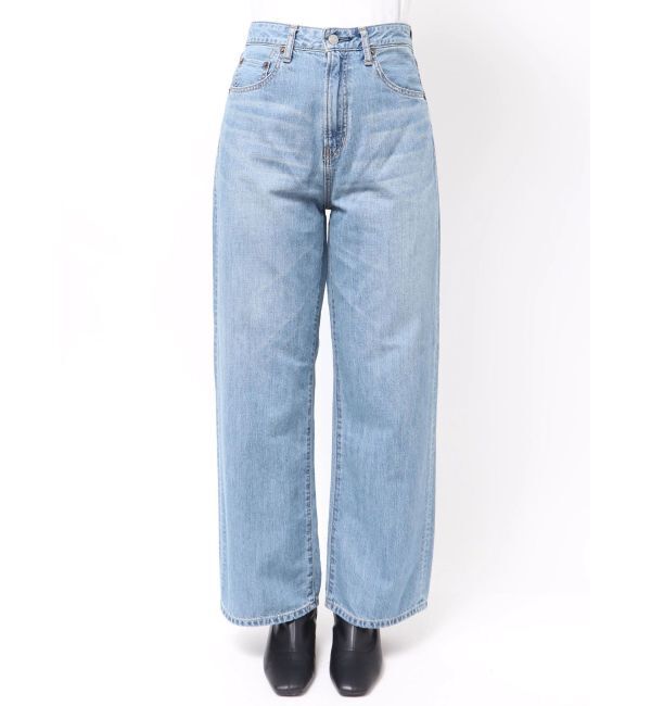 Ungrid「ハイウエストオーガニックコットンルーズデニム」|デニム|