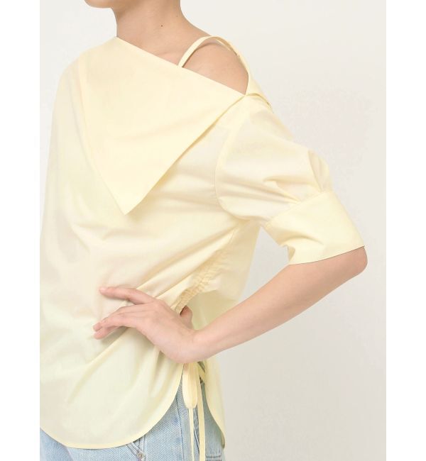 LAGUNAMOON「アシメネックデザインブラウス」|シャツ・ブラウス|