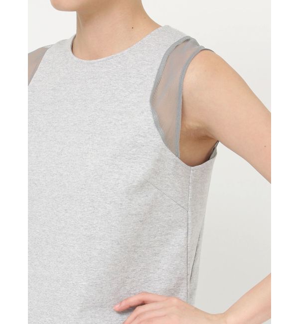 LAGUNAMOON「ショルダーメッシュタンク」|タンクトップ|