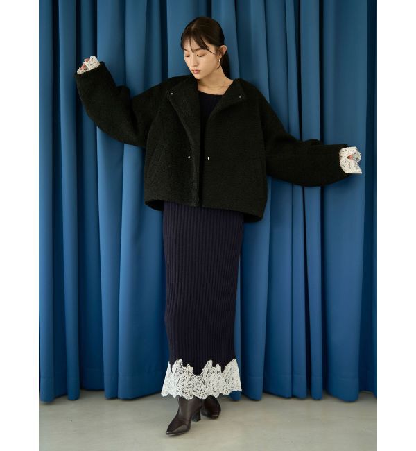 LAGUNAMOON「【REVIVAL】ボアブルゾン」|ブルゾン・スタジャン|