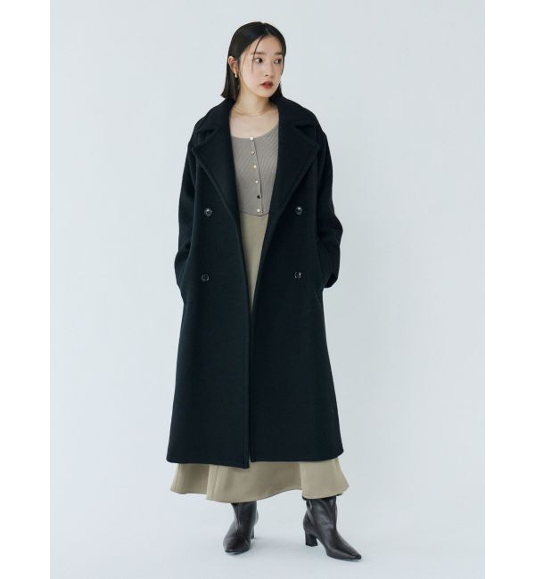 LAGUNAMOON「【REVIVAL】2WAYカラーロングコート」|ステンカラーコート|