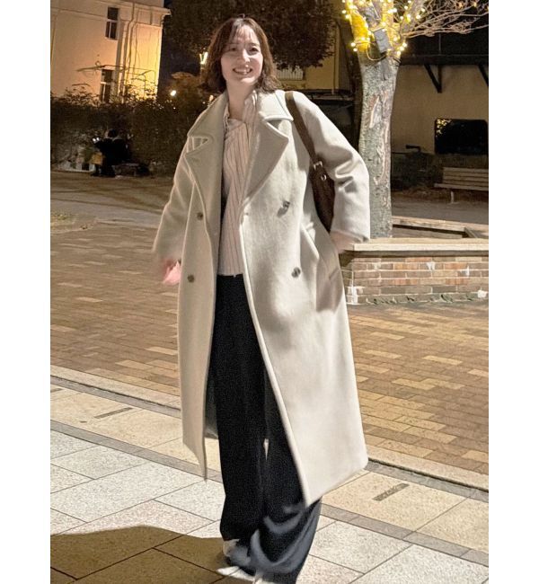 LAGUNAMOON「【REVIVAL】2WAYカラーロングコート」|ステンカラーコート|