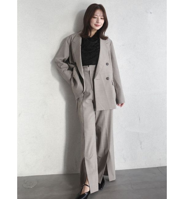 LAGUNAMOON「カフスダブルテーラードジャケット」|テーラードジャケット|