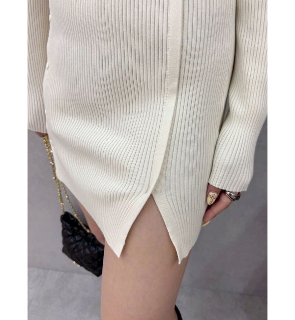 EVRIS「タイトニットミニワンピース」|ワンピース|