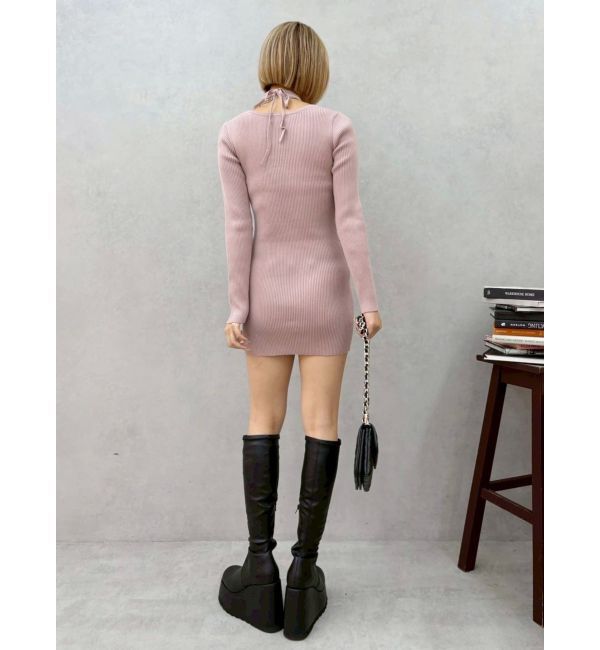 EVRIS「タイトニットミニワンピース」|ワンピース|