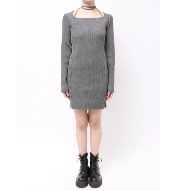 EVRIS「タイトニットミニワンピース」|ワンピース|